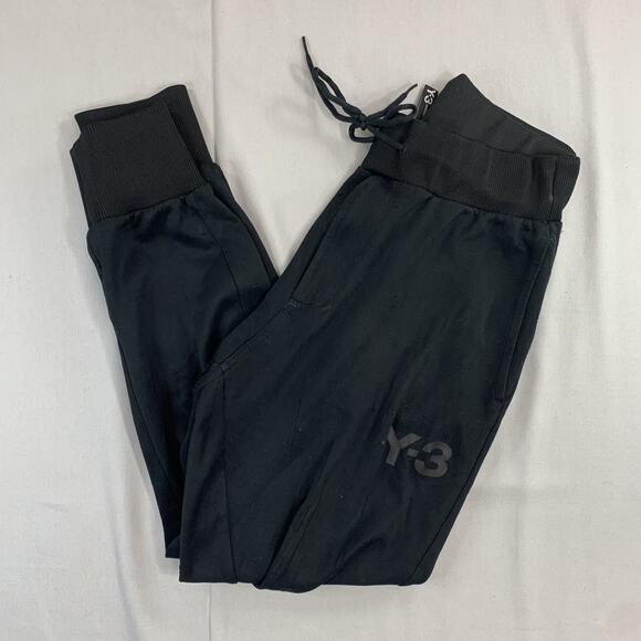 Adidas Y3 CL Track Pants Mens S Yohji Yamamoto Performance Joggers Black - Picture 1 of 11